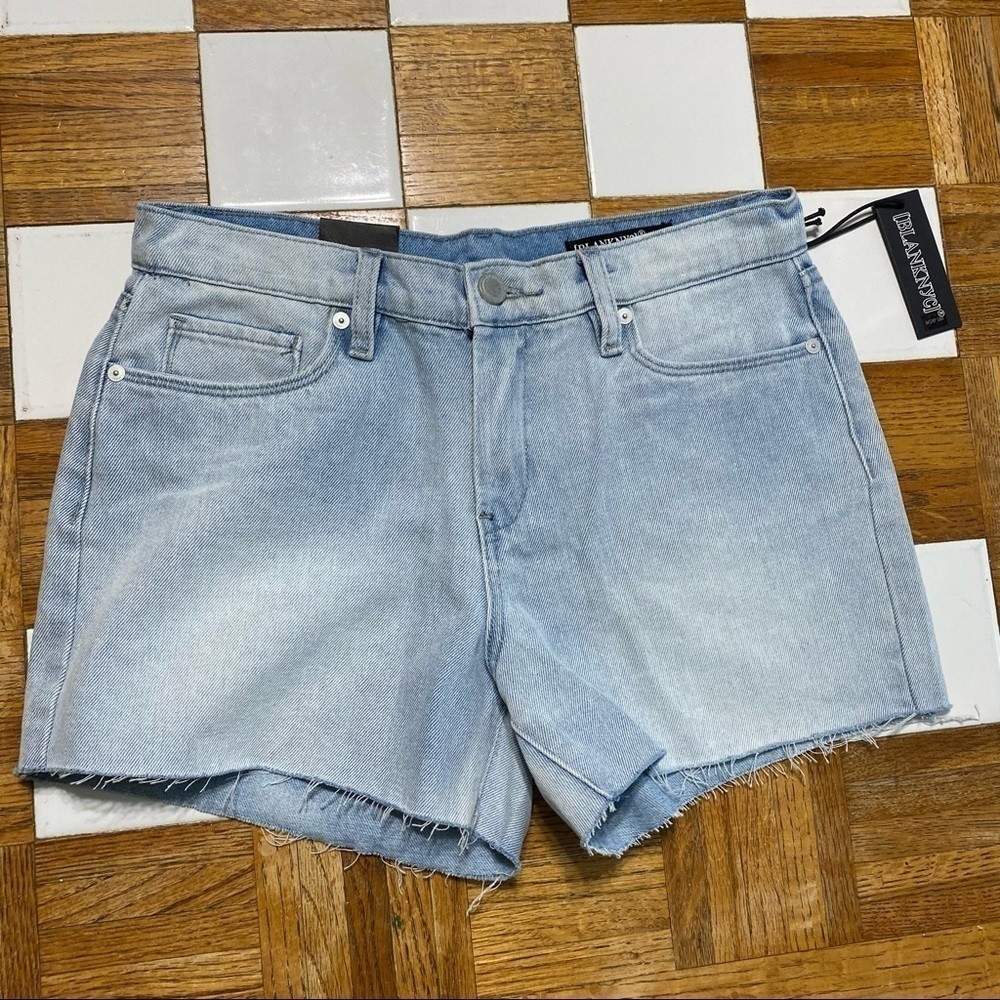 Blank NYC‎ The Fulton Roll Up Denim Cut Off Shorts Size 28